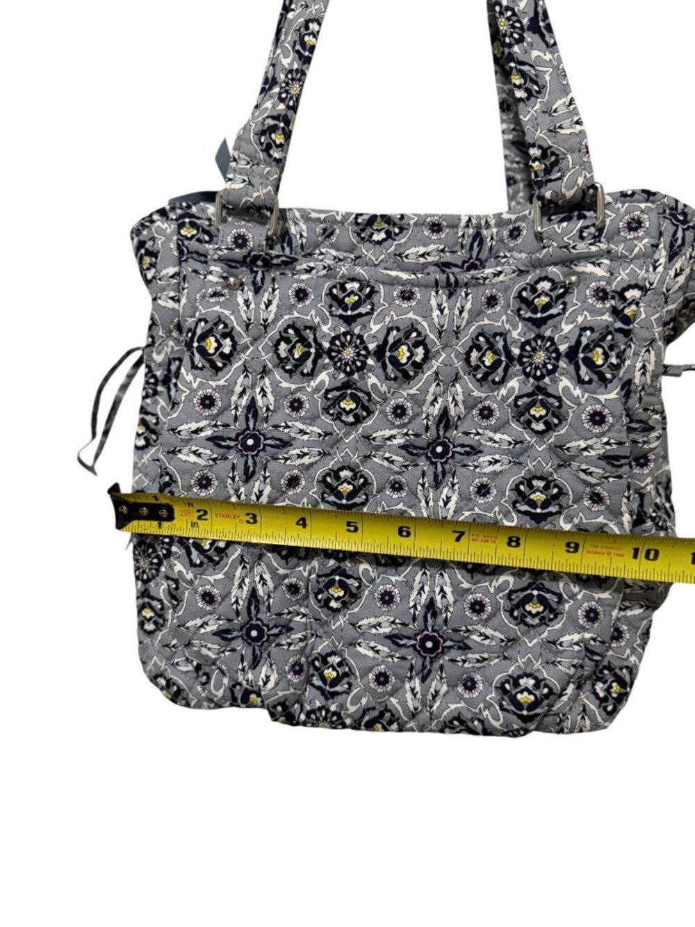 Vera Bradley Retired Plaza Tile Glenna Satchel Shoulder Bag Purse Hidding Pocket - Picture 4 of 12